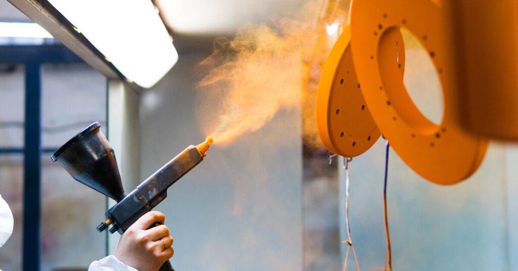 Powder coating equipment