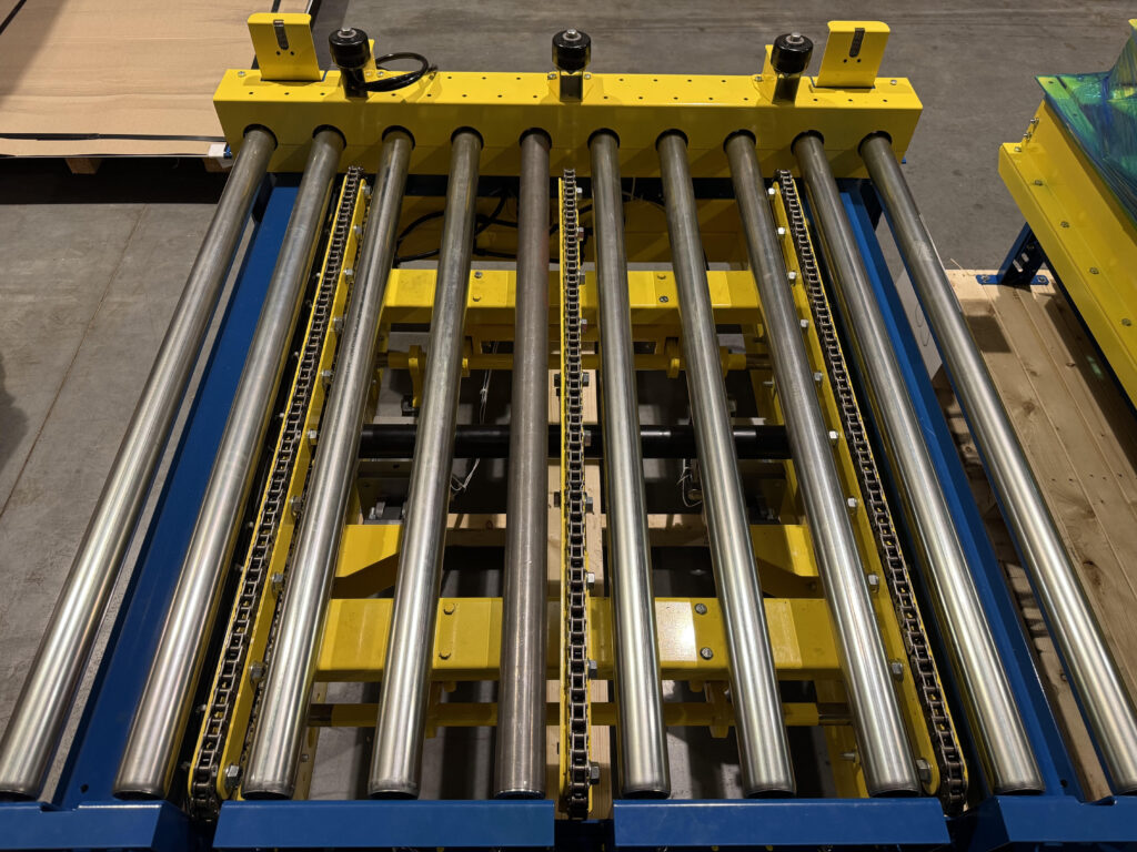 Custom pallet transfer by Material Handling Technologies